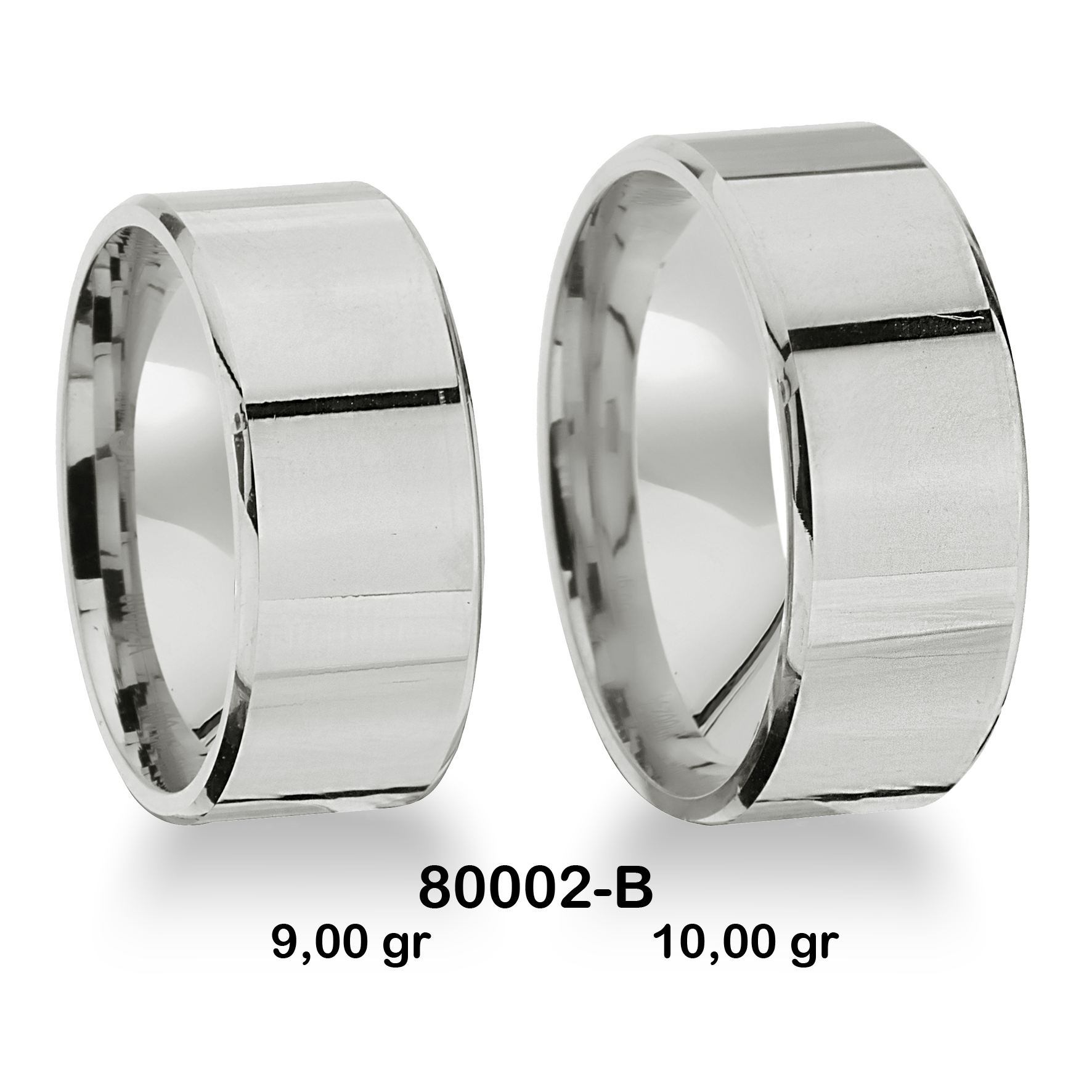 Beyaz Alyans Modeli-80002-B